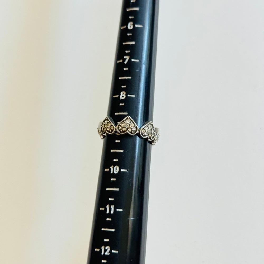 Brighton Stackable Heart Ring Statement Jeweled S… - image 4